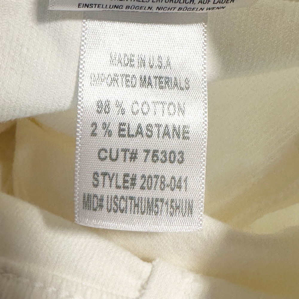 Citizens of Humanity Marcelle Corduroy Cargo Pant Barrel Leg White Size 26 - Picture 7 of 7